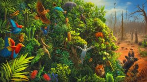 Illustration de la controverse autour de l'étude niant la sixième extinction de masse de la biodiversité.