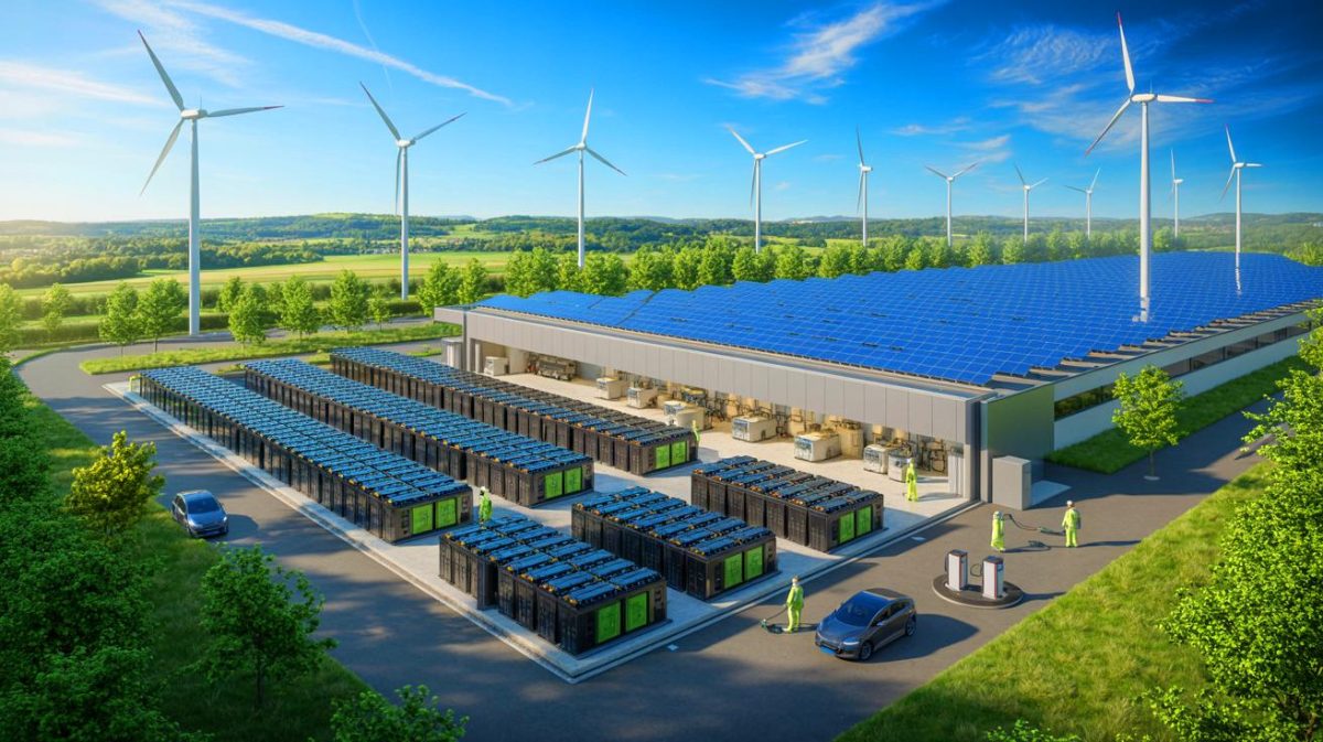 L’Allemagne ouvre la plus grande usine européenne de batteries reconditionnées qui transforme les déchets électriques en or énergétique Illustration de l'inauguration de la plus grande usine européenne de batteries reconditionnées à Aix-la-Chapelle.