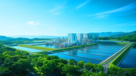 « Cette centrale vole l’énergie de la mer » : le Japon révolutionne l’électricité avec cette technologie qui sidère les experts Illustration de la première centrale électrique osmotique du Japon à Fukuoka.