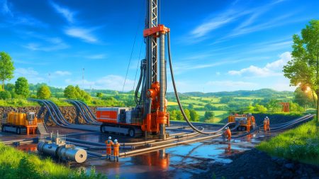 Illustration de la découverte d'un gisement d'hydrogène blanc en Moselle et ses implications énergétiques.