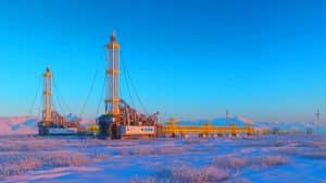 Illustration de la découverte de l'hydrogène blanc en Sibérie par Gazprom.
