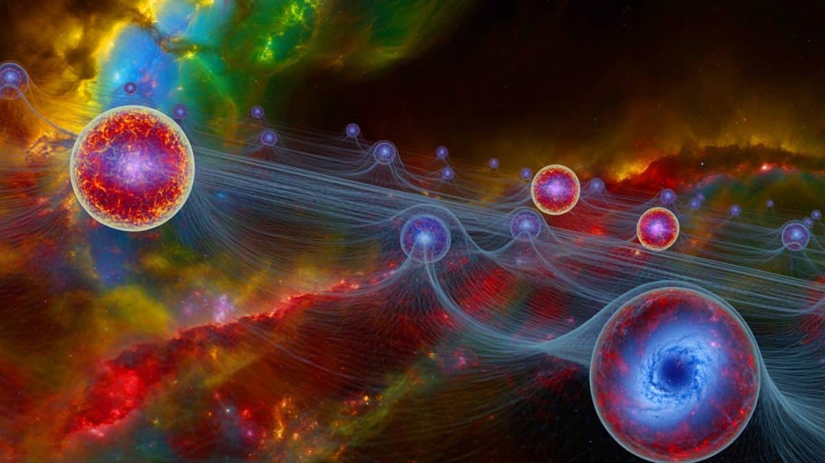 « Aussi faibles que nos neurones humains » : ces champs magnétiques de l’Univers révèlent une origine cosmique que 250 000 simulations viennent de confirmer Illustration de la faiblesse des champs magnétiques primordiaux comparables à l'activité neuronale humaine.