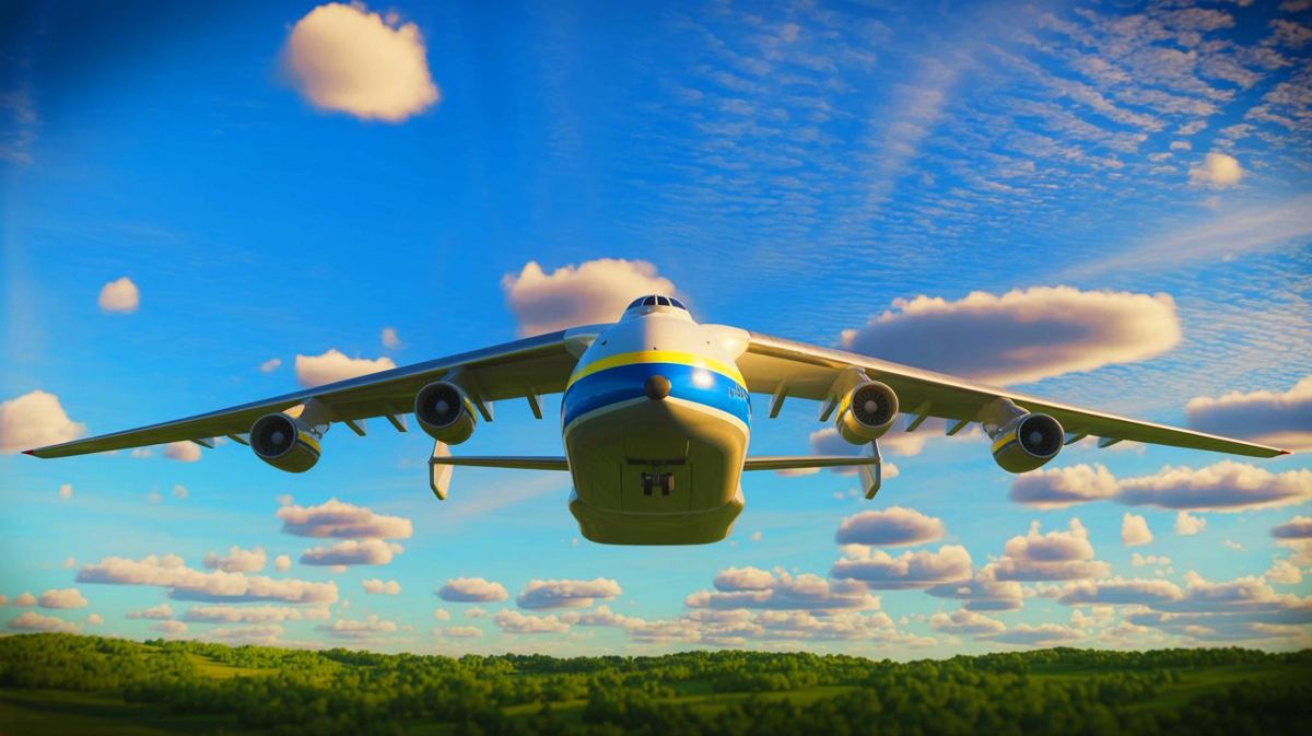 « Il transportait 640 tonnes et ils l’ont détruit » : l’Antonov ukrainien géant qui renaît de ses cendres bouleverse l’aviation mondiale Illustration de l'Antonov An-225 Mriya, l'avion le plus grand et le plus lourd jamais construit.