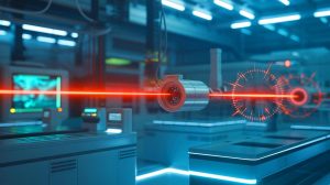 Illustration de la transmission d'énergie optique par faisceau sur une distance record établie par la DARPA.