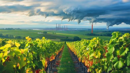 Illustration de la contamination environnementale par l'acide trifluoroacétique en Europe.