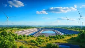 Illustration de la découverte d'un immense gisement de lithium en Allemagne dans la région de l'Altmark.
