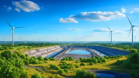 Illustration de la découverte d'un immense gisement de lithium en Allemagne dans la région de l'Altmark.