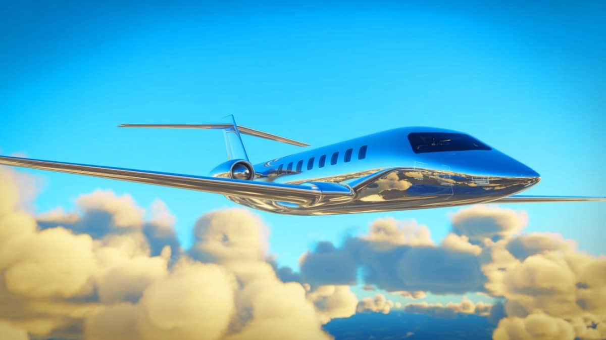 « C’est une révolution militaire » : un avion secret américain teste un pilote robot et menace de rendre vos pilotes totalement inutiles Illustration de l'avion Model 437 Vanguard de Scaled Composites utilisé comme banc d'essai pour le programme Beacon.