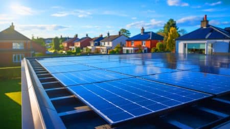 Illustration de l'impact des nouvelles régulations sur la rentabilité des panneaux solaires domestiques en 2025.