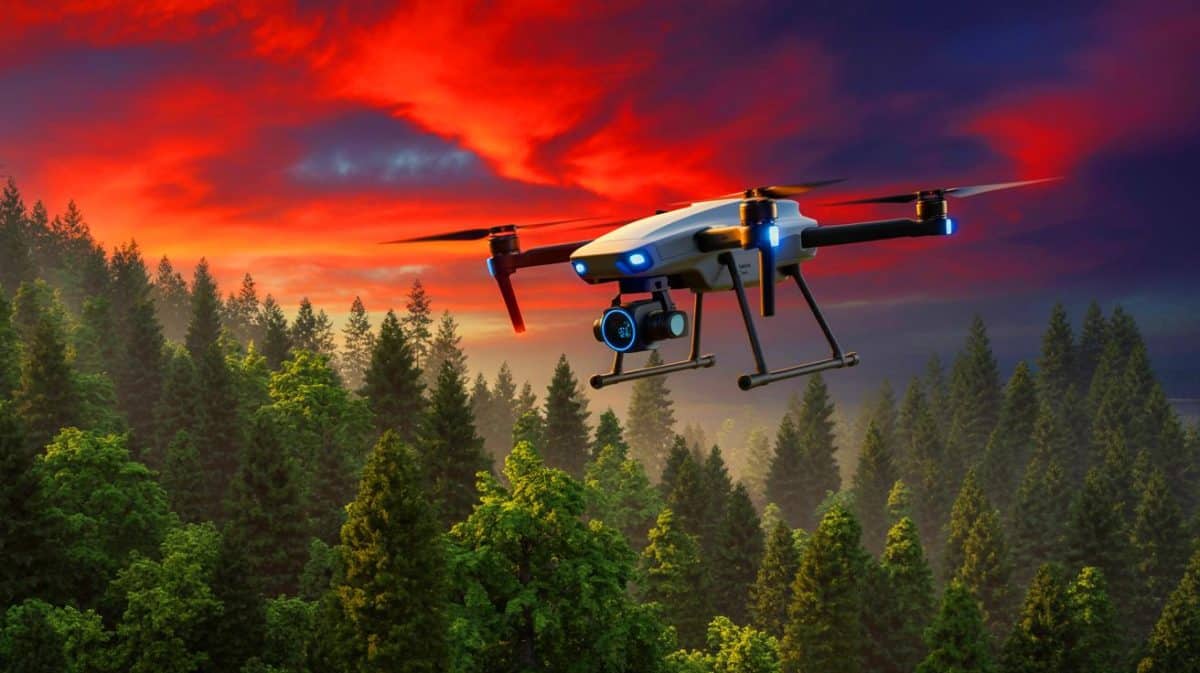 « On veut éteindre le feu avant qu’il naisse » : Anduril et Korean Air créent une armée de drones contre les incendies de forêt (et elle apprend seule) Illustration de la collaboration technologique entre Anduril et Korean Air pour automatiser la lutte contre les incendies de forêt.