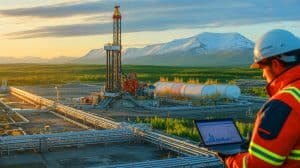Illustration de la découverte de l'hydrogène blanc en Sibérie et de son potentiel énergétique.