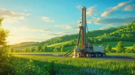 Illustration de la découverte d'un gisement d'hydrogène blanc en Moselle, promettant de transformer la transition énergétique.