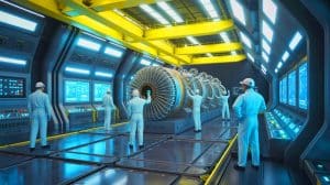 Illustration de l'assemblage expérimental du nouveau combustible nucléaire de Lightbridge prêt pour les tests d'irradiation.