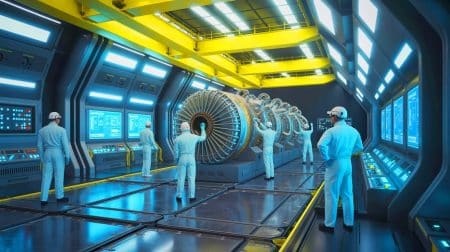 Illustration de l'assemblage expérimental du nouveau combustible nucléaire de Lightbridge prêt pour les tests d'irradiation.