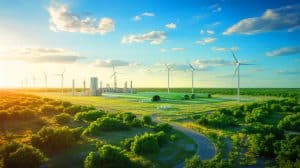 Illustration de l'impact du projet d'hydrogène vert sur l'avenir énergétique du Texas.