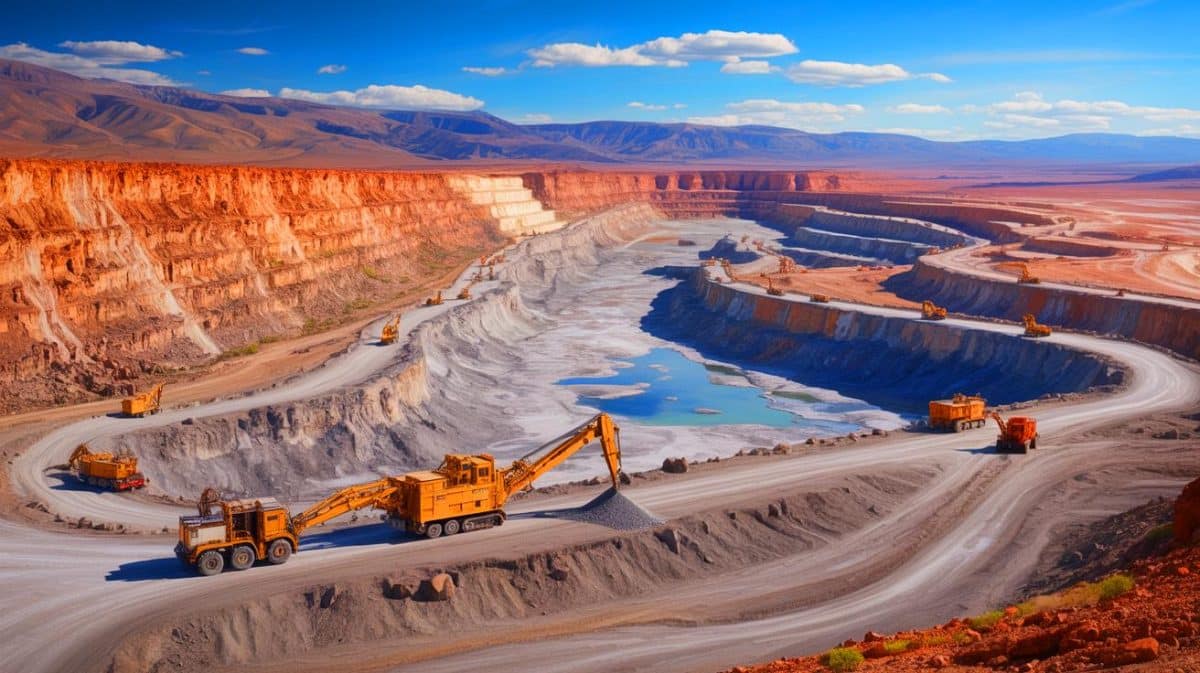 « On parle d’un trésor géologique » : ce gisement colossal de lithium aux États-Unis menace la suprématie chinoise (mais provoque déjà la colère des tribus locales) Illustration de la découverte d'un gisement de lithium dans la caldeira McDermitt aux États-Unis.