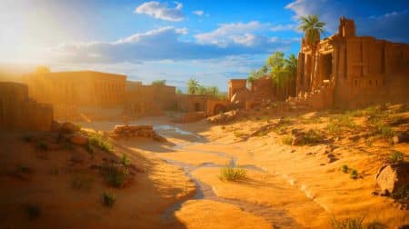 Des sécheresses prolongées auraient scellé le destin d’une civilisation millénaire, révélant les défis climatiques actuels Illustration de l'effondrement de la civilisation de la vallée de l'Indus dû à des sécheresses prolongées.