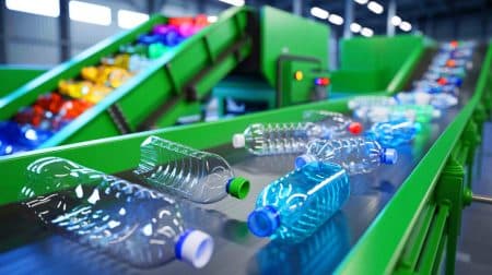 Illustration de l'impact du geste d'écrasement des bouteilles en plastique sur le recyclage.