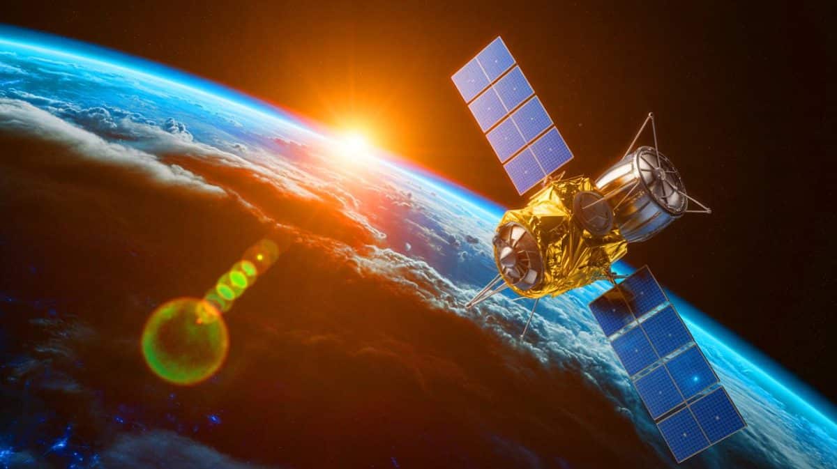 Elon Musk : des satellites pour masquer le Soleil et freiner le réchauffement climatique, une solution prometteuse ? Illustration de l'utilisation de satellites pour bloquer le rayonnement solaire dans la lutte contre le réchauffement climatique.