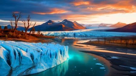 Illustration de l'impact du réchauffement climatique imminent dépassant 1,5 °C d'ici 2030.