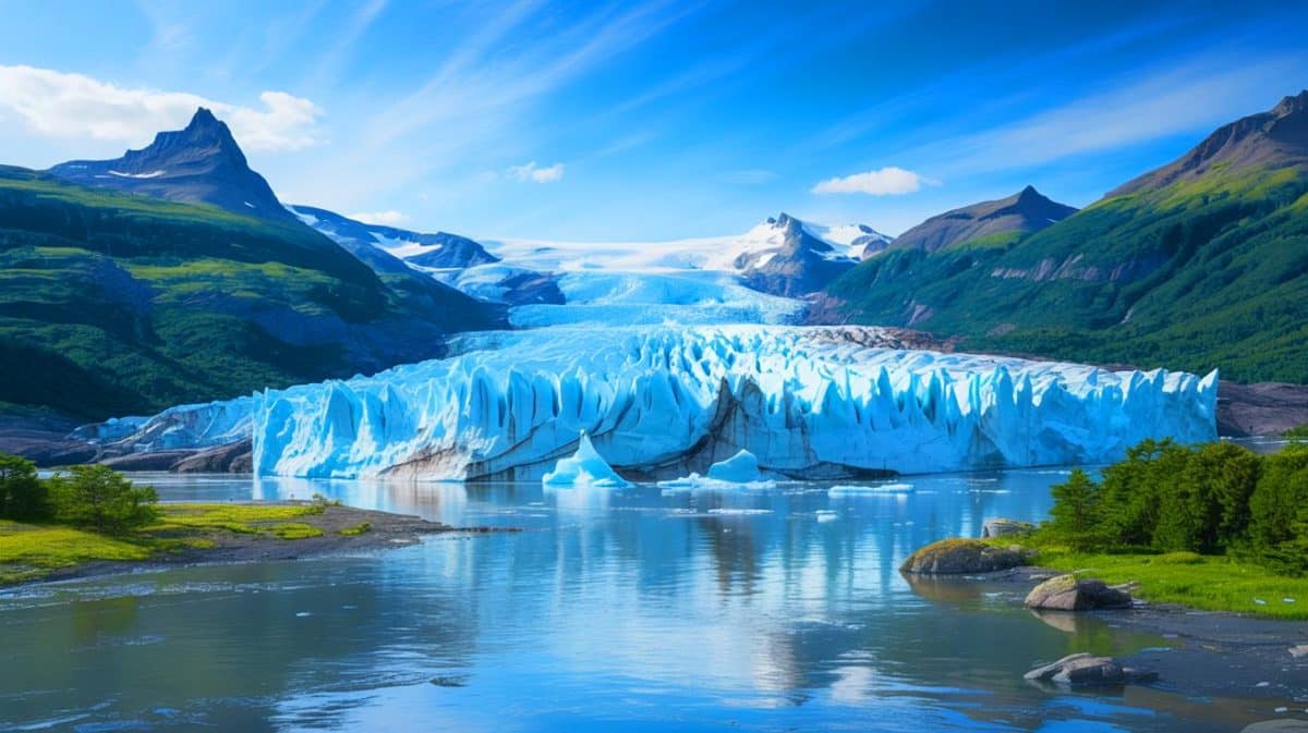 Disparition imminente : chaque année, 2 000 glaciers fondent, bientôt 3 000, avant l’extinction totale Illustration de la disparition accélérée des glaciers face au réchauffement climatique.