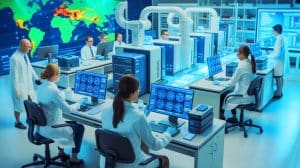 Illustration de la Plateforme mondiale d’analyse des agents pathogènes développée par le Danemark pour prévenir les pandémies.