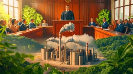 Les procès environnementaux : un tournant majeur contre les géants pollueurs aux conséquences directes sur notre quotidien Illustration de l'impact environnemental du secteur du ciment et des actions judiciaires en cours contre les pollueurs.