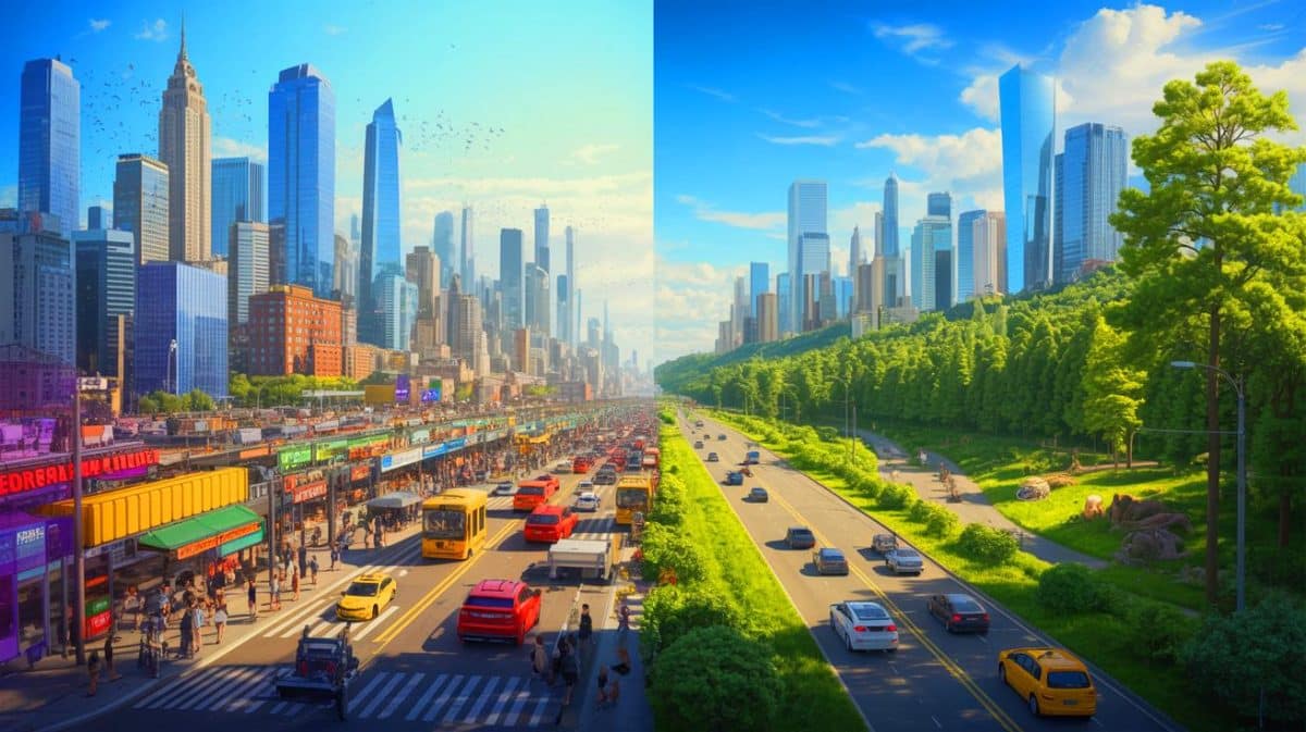 Nos organismes en décalage évolutif : comment le monde moderne bouleverse notre santé et bien-être quotidien Illustration de l'impact du monde moderne sur la santé humaine et le décalage évolutif.
