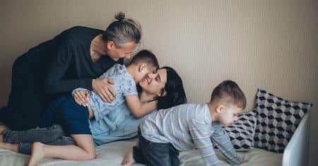 parents children family home